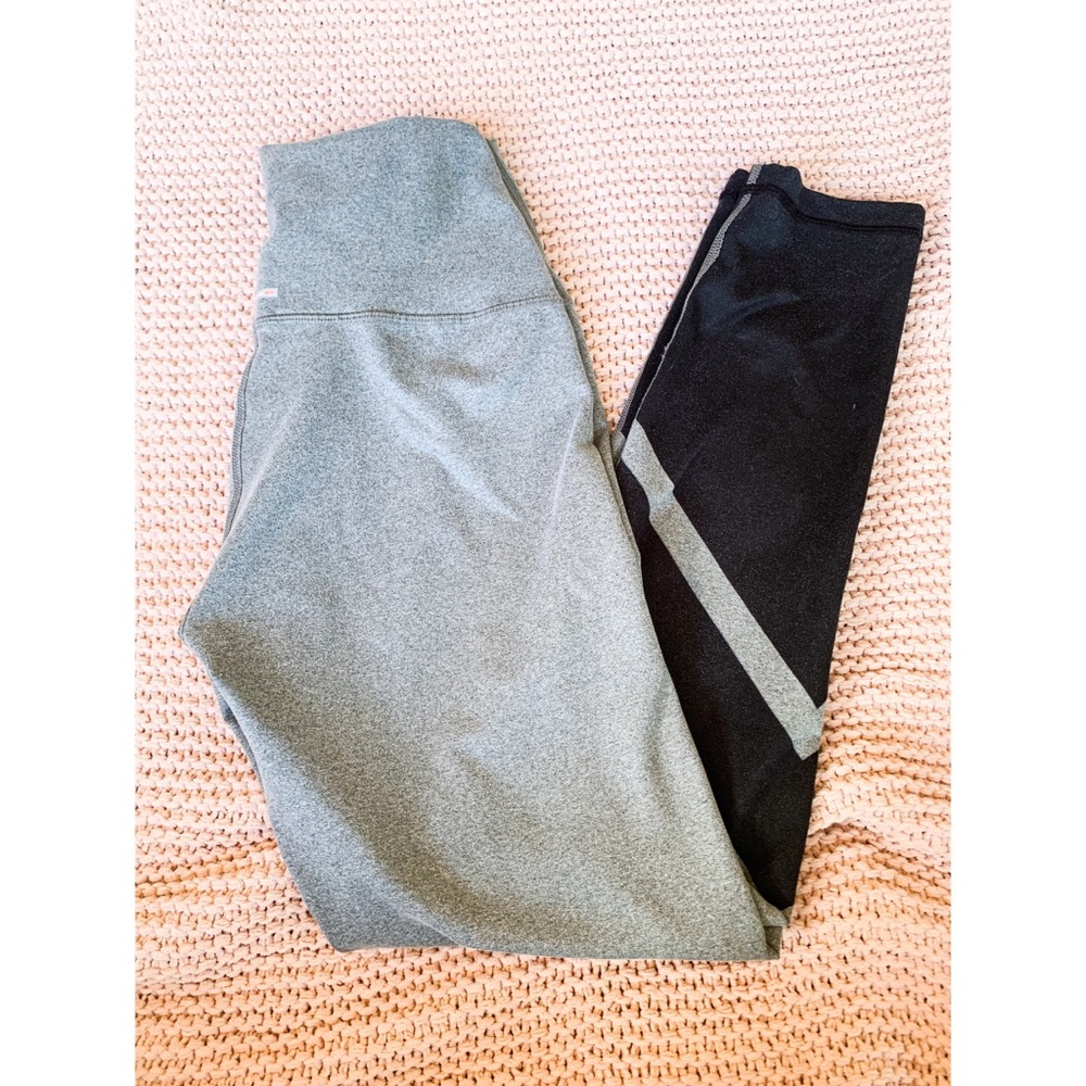 AERIE Leggings Gray and Black S